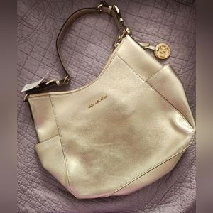 MK Gold Hobo Bag